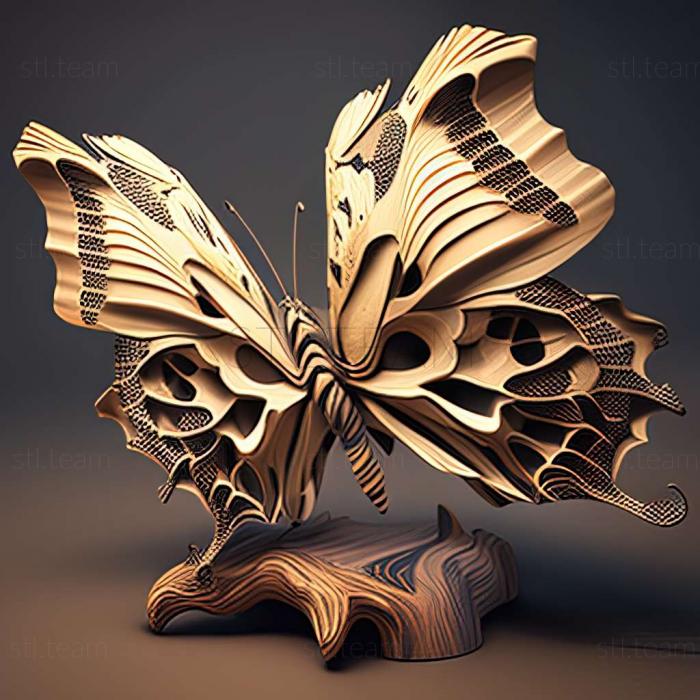 3D model Papilio troilus (STL)